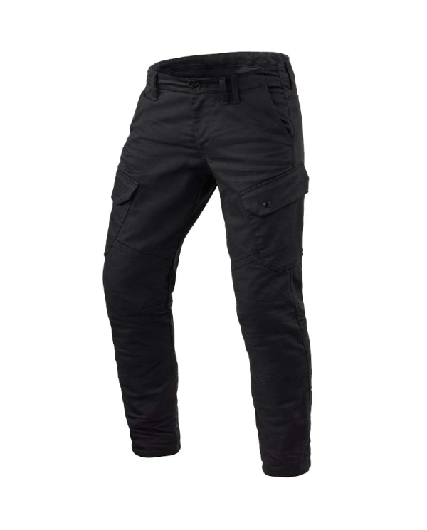 PANTALONES VAQUEROS REVIT CARGO 2 TF L32 NEGRO