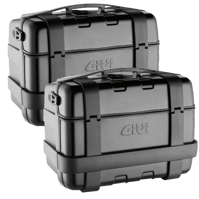 PACK MALETAS GIVI TRK46BBPACK2 TREKKER LITE MONOKEY BLACK