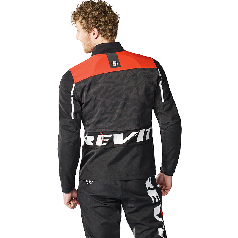 CHAQUETA REVIT AFRICA BLACK/RED