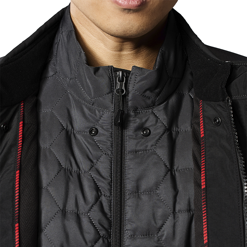 CHAQUETA REVIT HORIZON 3 H2O NEGRO/BLANCO