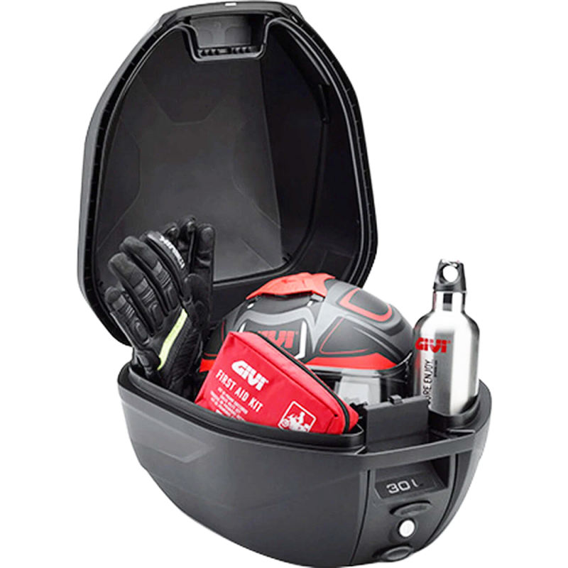BAUL GIVI C30N MONOLOCK CATADIOPTRICO ROJO