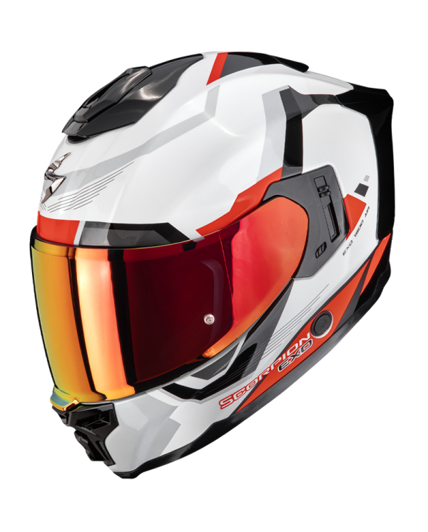 CASCO SCORPION EXO-1500 AIR ARENA WHITE/RED