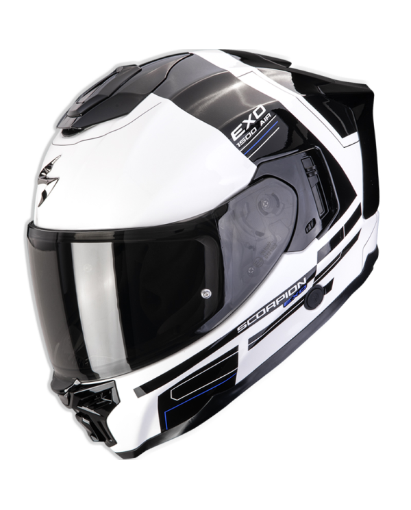 CASCO SCORPION EXO-1500 AIR DUAL WHITE/BLACK/BLUE