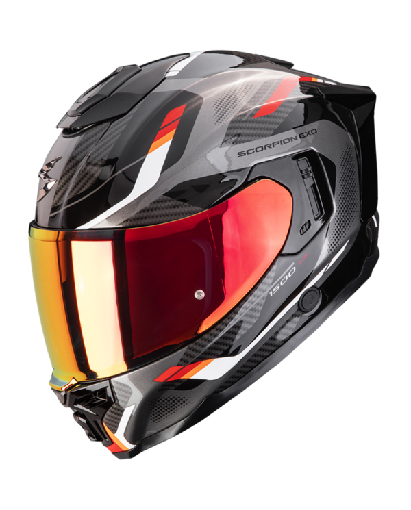 CASCO SCORPION EXO-1500 AIR SLEEK BLACK/RED