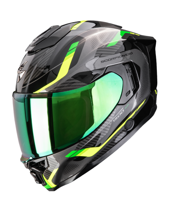CASCO SCORPION EXO-1500 AIR SLEEK BLACK/GREEN