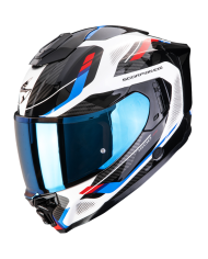 CASCO SCORPION EXO-1500 AIR SLEEK WHITE/RED/BLUE