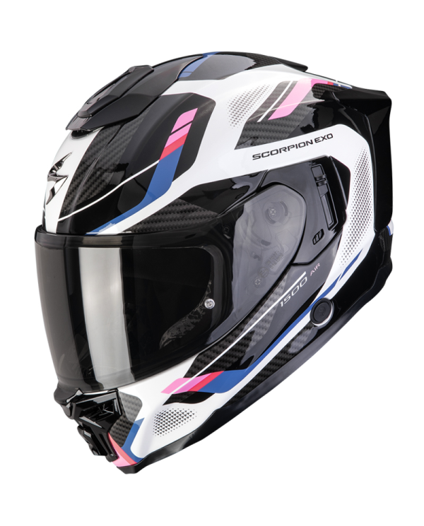 CASCO SCORPION EXO-1500 AIR SLEEK WHITE/BLACK/FUCSIA
