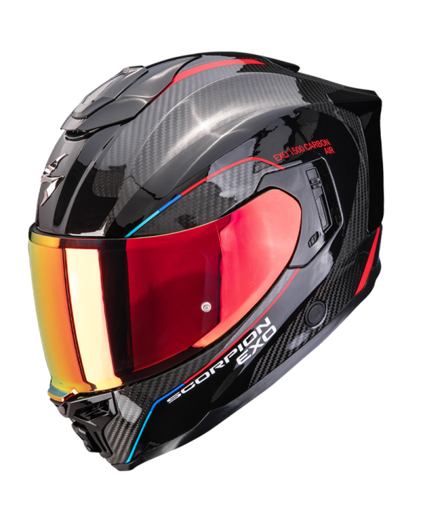 CASCO SCORPION EXO-1500 CARBON AIR MUNDI BLACK/RED