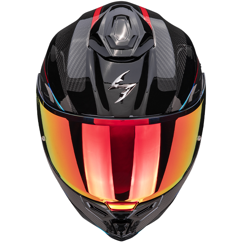 CASCO SCORPION EXO-1500 CARBON AIR MUNDI BLACK/RED