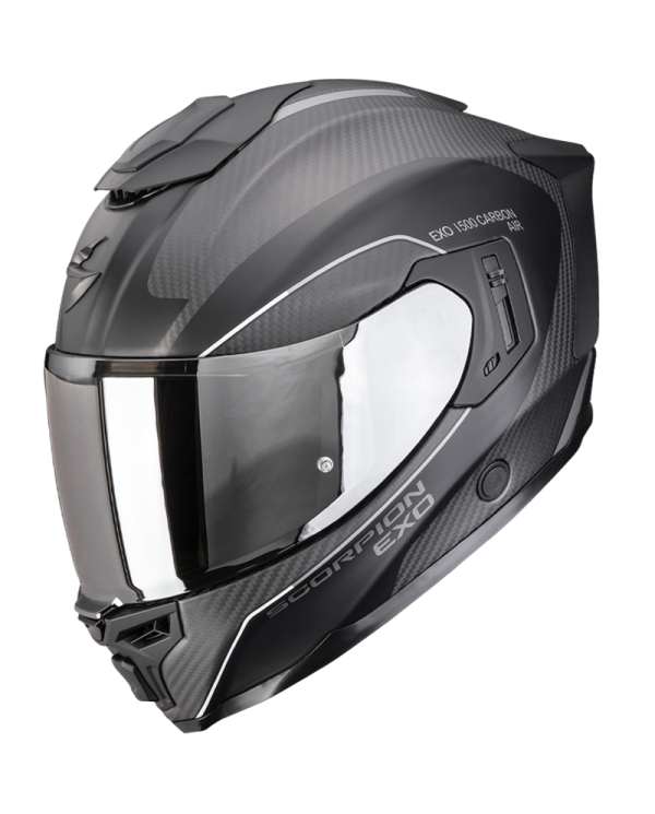 CASCO SCORPION EXO-1500 CARBON AIR MUNDI BLACK MATT/SILVER