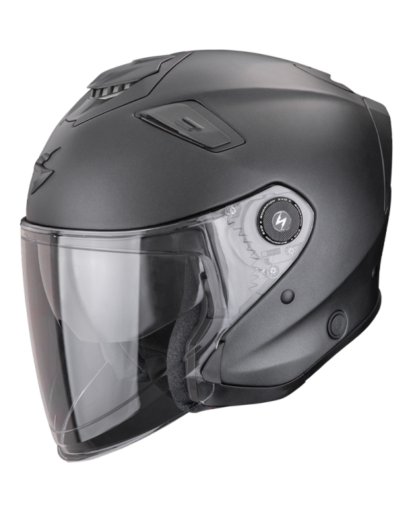 CASCO SCORPION EXO-GT JET BLACK MATT PEARL