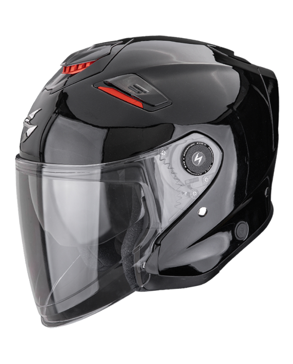 CASCO SCORPION EXO-GT JET BLACK METAL