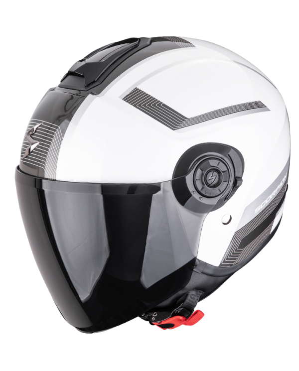 CASCO SCORPION EXO-CITY II COSMOS WHITE PEARL/SILVER