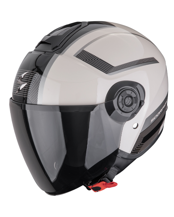 CASCO SCORPION EXO-CITY II COSMOS CREAM/BLACK