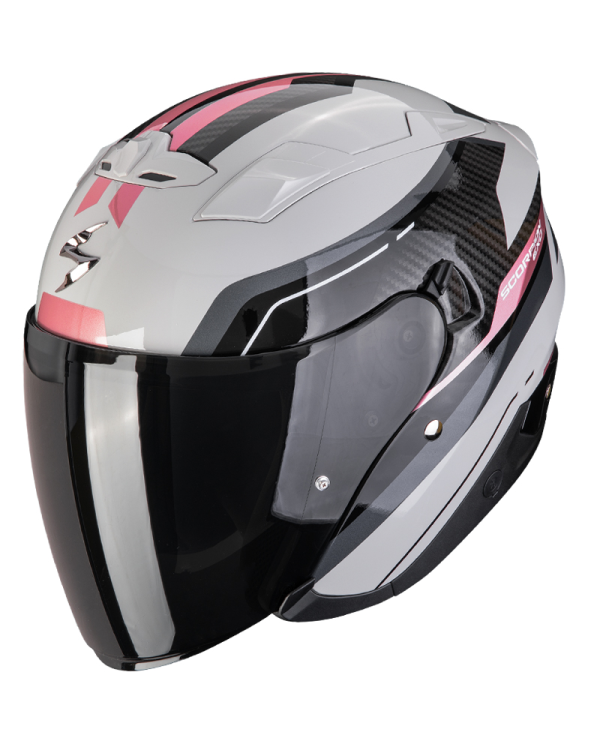 CASCO SCORPION EXO-230 HIPE GREY/PINK