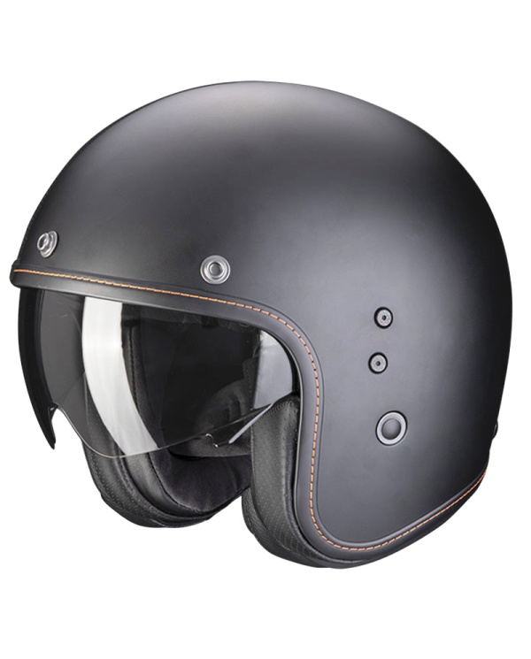 CASCO SCORPION BELFAST EVO LUXE MATT BLACK PEARL