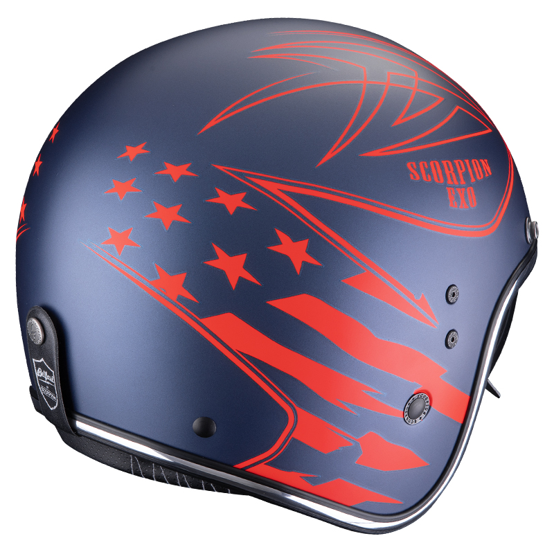 CASCO SCORPION BELFAST EVO DAWG BLUE/RED MATT