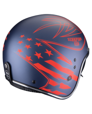 CASCO SCORPION BELFAST EVO DAWG BLUE/RED MATT