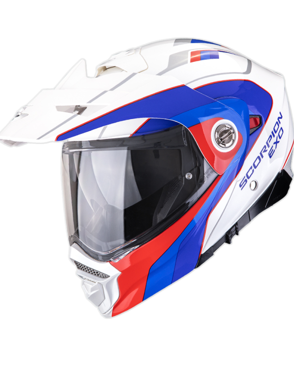 CASCO SCORPION ADX-2 KAMPS WHITE/RED/BLUE