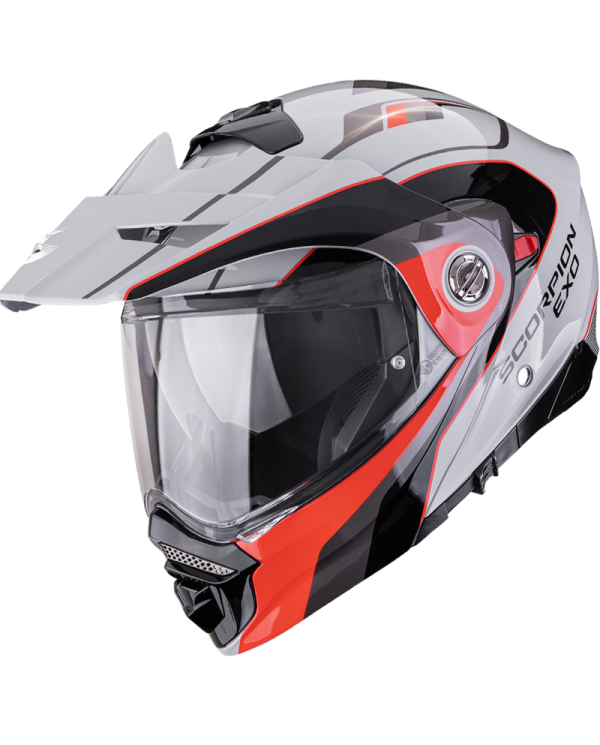 CASCO SCORPION ADX-2 KAMPS GREY/RED