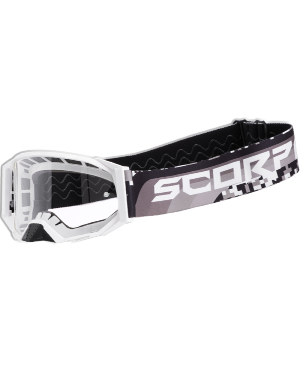 GAFAS SCPRPION E24 MX MASK WHITE/BLACK