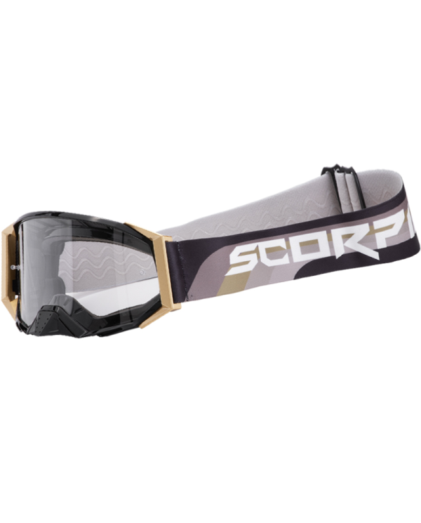 GAFAS SCORPION E24 MX MASK BLACK/GOLD