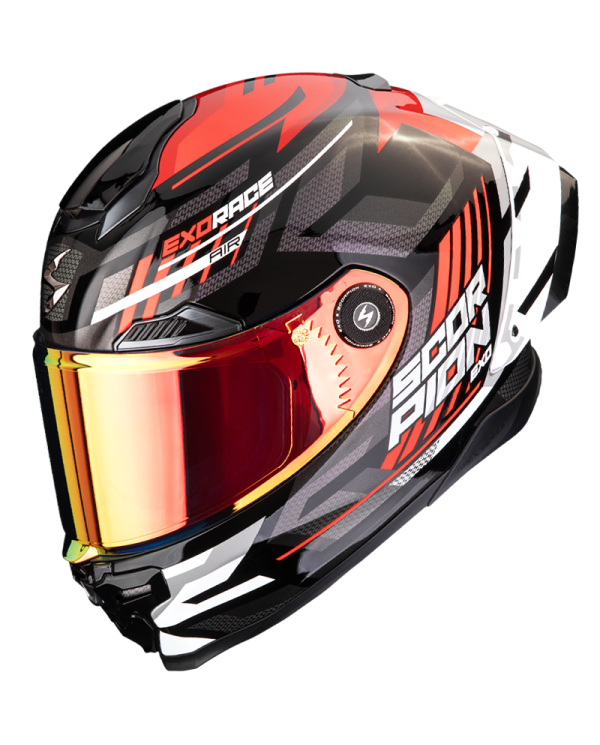 CASCO SCORPION EXO-RACE AIR KOBRA BLACK/RED