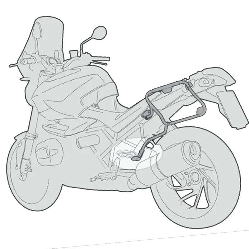 KIT DE FIJACION MALETAS LATERALES GIVI PLO5145MK BMW F900 GS (2024-2026)