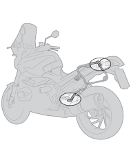 KIT DE FIJACION MALETAS LATERALES GIVI PLO5145CAM BMW F900 GS (2024-2026)