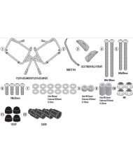 KIT DE FIJACION MALETAS LATERALES GIVI PLO5143CAM BMW R 1300 GS 2024-2026