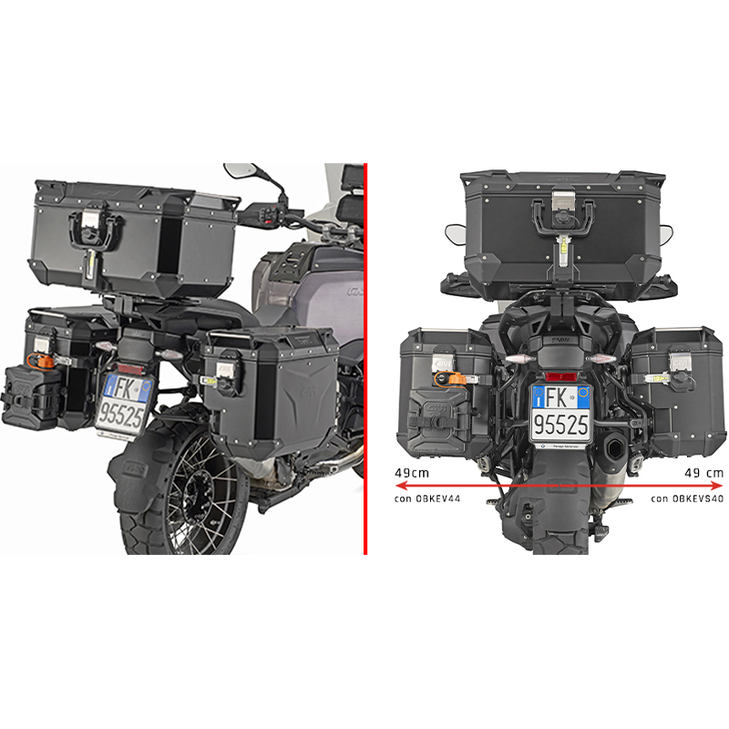 KIT DE FIJACION MALETAS LATERALES GIVI PLOS5146CAM BMW R 1300 GS ADVENTURE