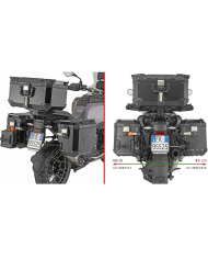 KIT DE FIJACION MALETAS LATERALES GIVI PLOS5146CAM BMW R 1300 GS ADVENTURE
