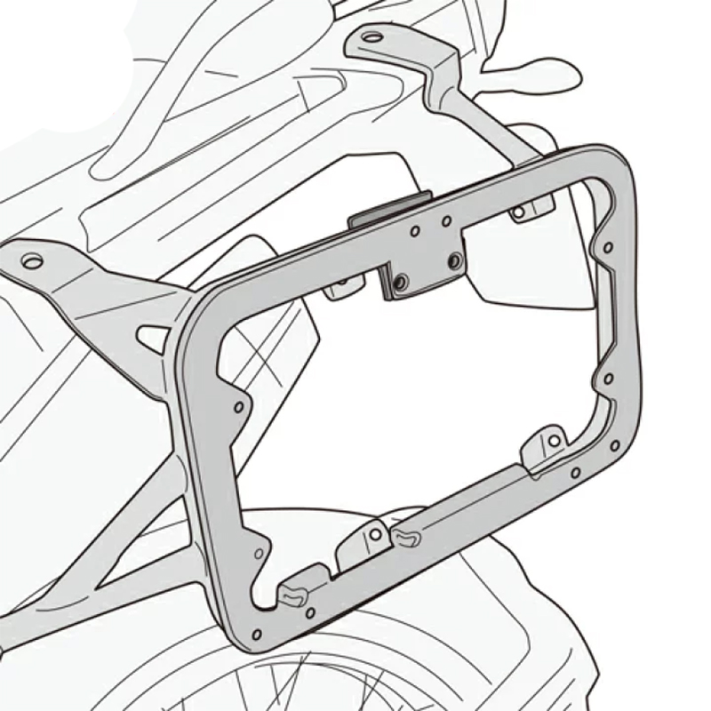 KIT DE ADAPTACION MALETAS LATERALES GIVI PL5146 PARA SOPORTES BMW ORIGINAL