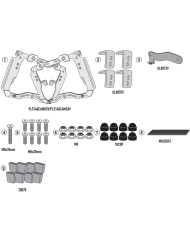 KIT DE ADAPTACION MALETAS LATERALES GIVI PL5146CAM PARA SOPORTES BMW ORIGINAL