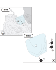 JUEGO DE DEFLECTORES PARAMANOS GIVI DF5146 BMW R 1300 GS ADVENTURE