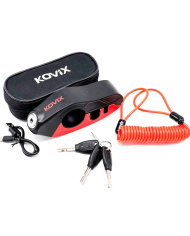 ANTIRROBO KOVIX DE MANETA DE FRENO CON ALARMA Y CARGA USB