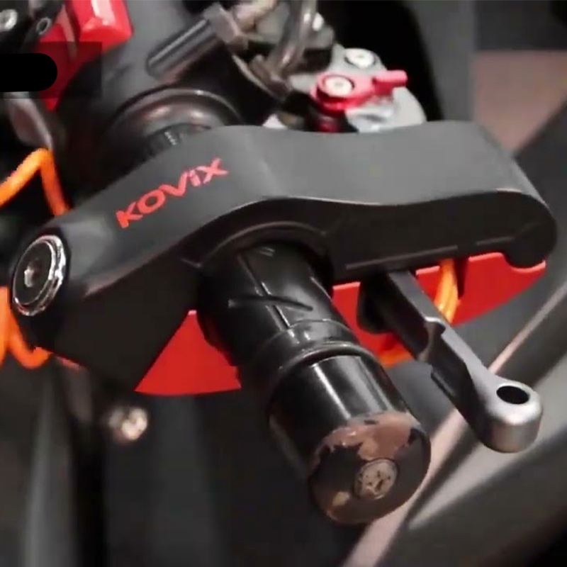 ANTIRROBO KOVIX DE MANETA DE FRENO CON ALARMA Y CARGA USB