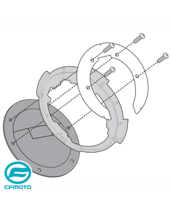 ADAPTADOR GIVI PARA BOLSAS TANKLOCK BF72