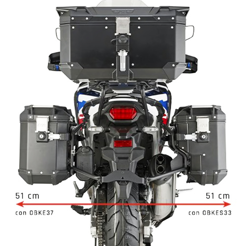 KIT DE FIJACION MALETAS LATERALES GIVI PLOS1178CAM HONDA AFRICA TWIN