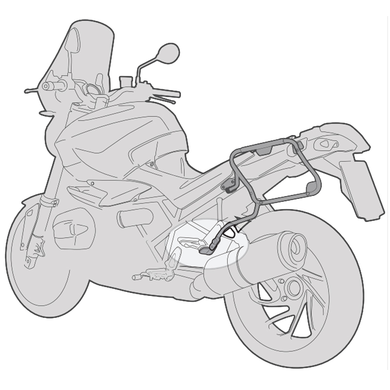 KIT DE FIJACION MALETAS LATERALES GIVI PLO1201MK HONDA XLV 750 TRANSALP