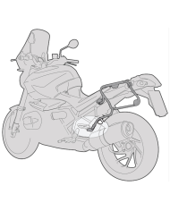 KIT DE FIJACION MALETAS LATERALES GIVI PLO1201MK HONDA XLV 750 TRANSALP