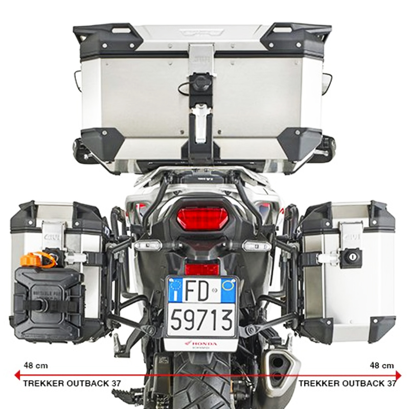 KIT DE FIJACION MALETAS LATERALES GIVI PLO1201CAM HONDA XL 750 TRANSALP