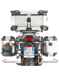 KIT DE FIJACION MALETAS LATERALES GIVI PLO1201CAM HONDA XL 750 TRANSALP