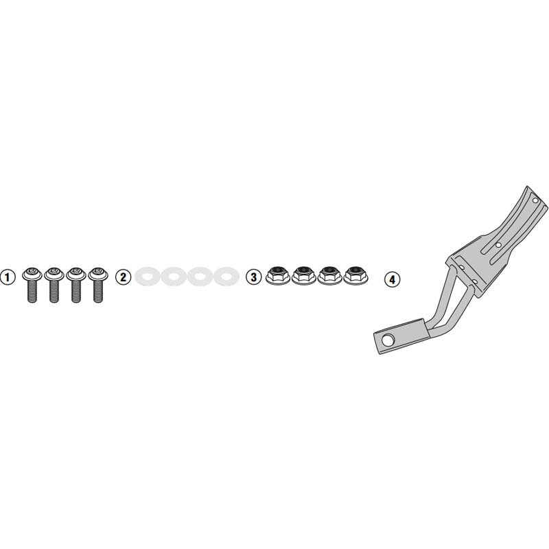 KIT DE MONTAJE GUADABARROS TRASERO GIVI RM1156KIT HONDA X-ADV 750/FORZA 750 KIT DE MONTAJE GUADABARROS TRASERO GIVI RM1156KIT HONDA X-ADV 750/FORZA 750
