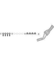 KIT DE MONTAJE GUADABARROS TRASERO GIVI RM1156KIT HONDA X-ADV 750/FORZA 750 KIT DE MONTAJE GUADABARROS TRASERO GIVI RM1156KIT HONDA X-ADV 750/FORZA 750