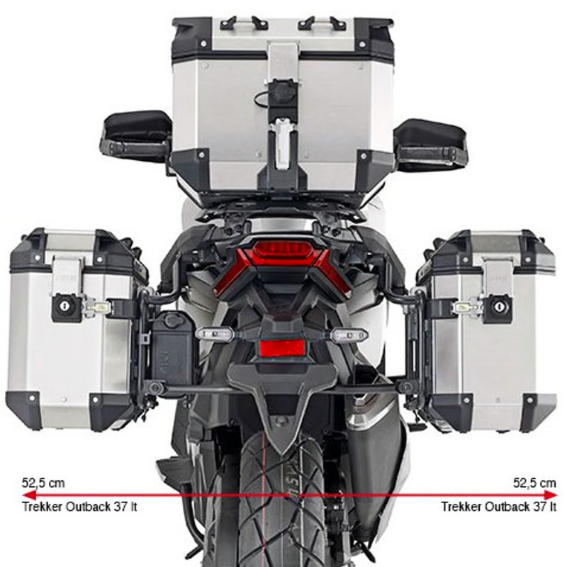 KIT DE FIJACION MALETAS LATERALES GIVI PLO1188CAM HONDA X-ADV 750