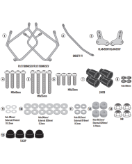 KIT DE FIJACION MALETAS LATERALES GIVI PLO1188CAM HONDA X-ADV 750