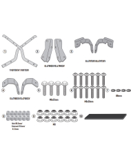 KIT DE FIJACIÓN POSTERIOR GIVI 1192FZ HONDA NC750X