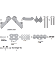 KIT DE FIJACIÓN POSTERIOR GIVI SR1192 HONDA NC750X