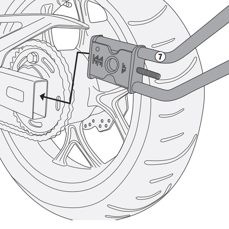KIT DE MONTAJE GUARDABARROS TRASERO GIVI RM1146KIT HONDA NC750X